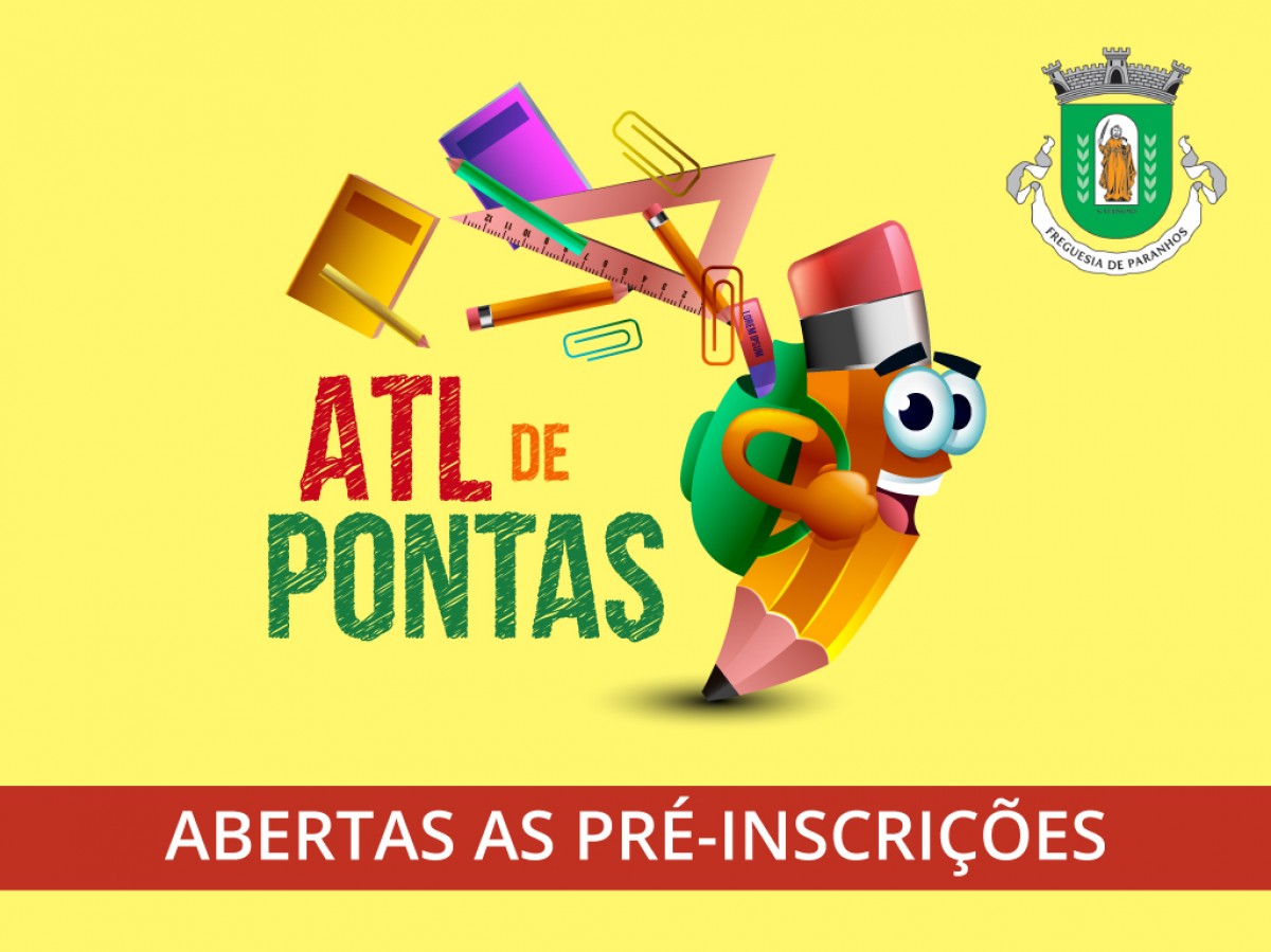 Abertas as pré-inscrições para o ATL de Pontas 2021-2022