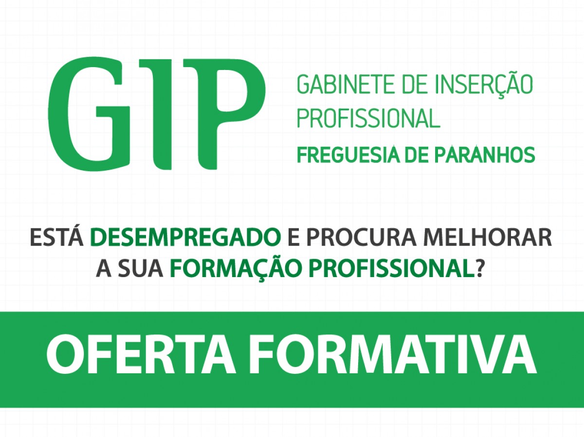 Oferta Formativa do Gabinete de Inserção Profissional (GIP)