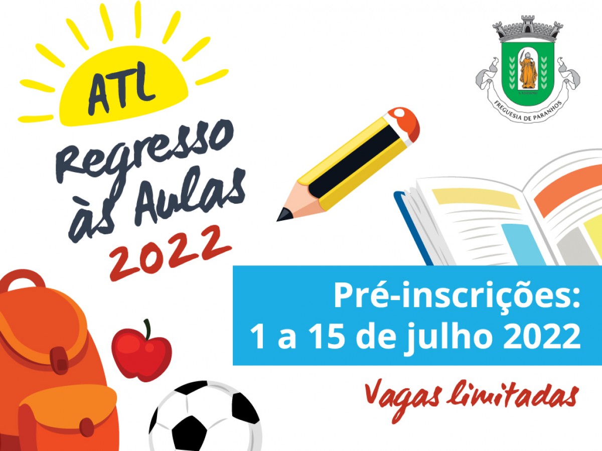 Abertas as pré-inscrições para o ATL Regresso às Aulas 2022