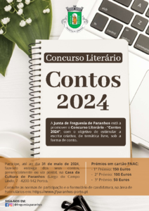 Cartaz Concurso Literário "Contos 2024"