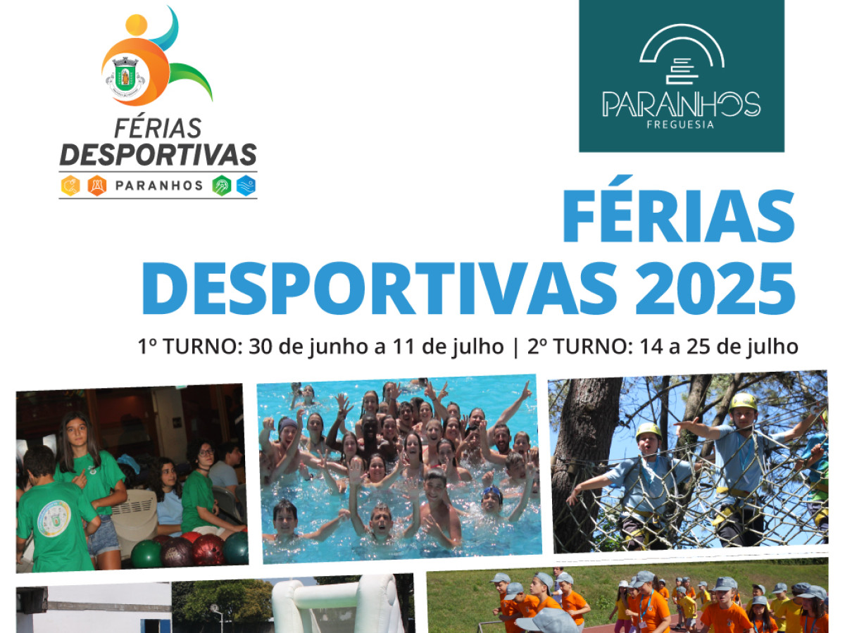 Abertura das inscrições para as Férias Desportivas 2025