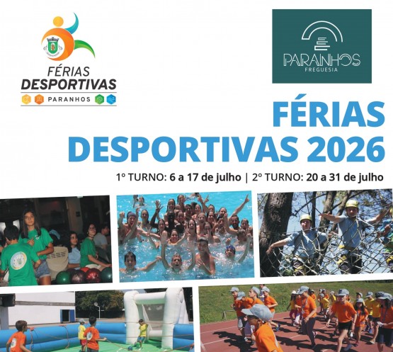 Abertura das inscrições para as Férias Desportivas 2026